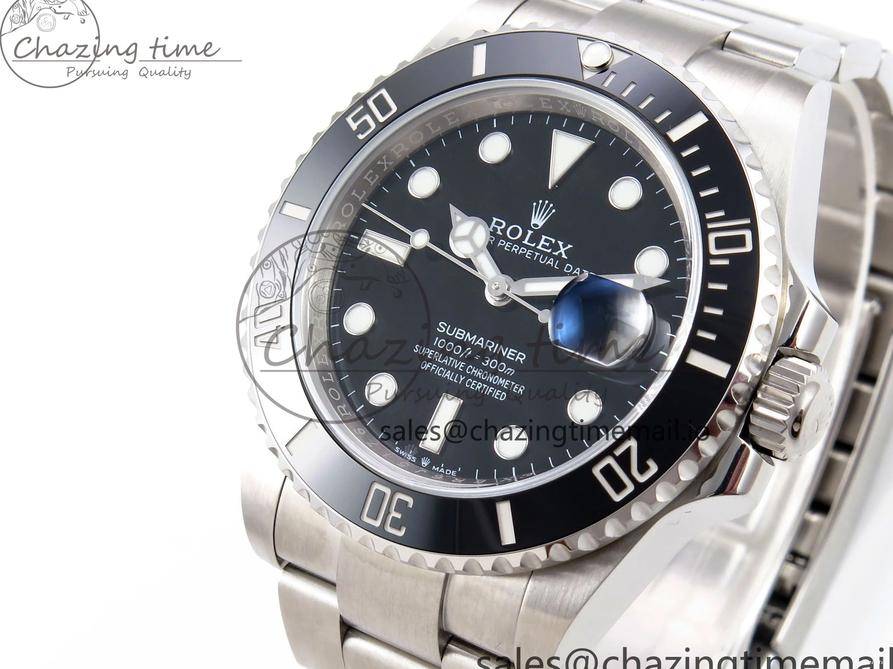 MiroTime 0125 OdorResistant Submariner 41mm 126610 LN Black Ceramic EWEF 1:1 Best Edition on Bracelet SH 1038